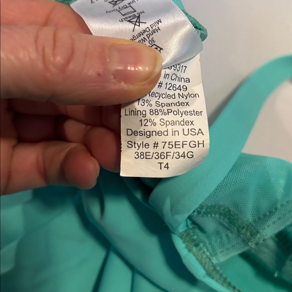 Turquoise Swimsuit Set - Picture 5 of 5